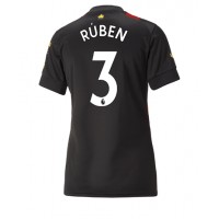 Manchester City Ruben Dias #3 Udebanetrøje Dame 2022-23 Kortærmet